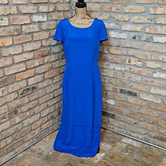 Donna-morgan Women's Blue Dress - Picture 1 of 8